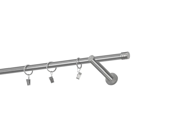 Egysoros 16mm karnis - RADIATOR - satin