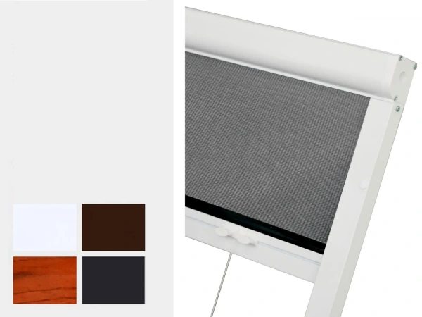 Rolós szúnyogháló ABLAKRA - hagyományos színek