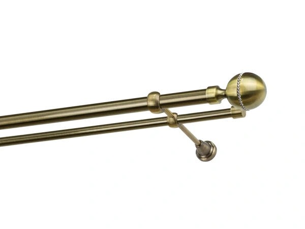 Kétsoros 25x16mm karnis - KALISTO CRYSTAL - antik 1