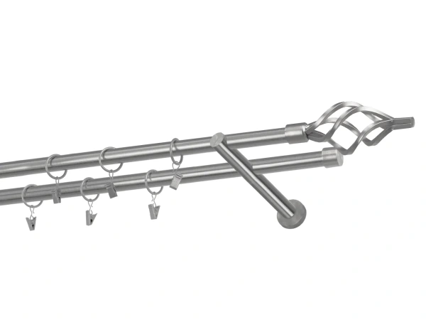 Kétsoros 19x19mm karnis - AZUR GOLYÓ - satin