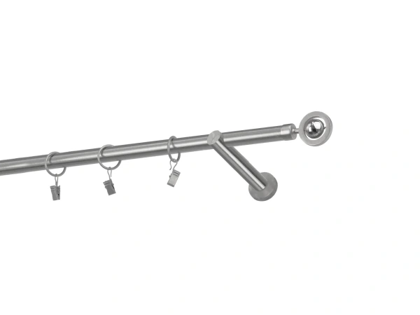 Egysoros 19mm karnis - JUPITER - satin