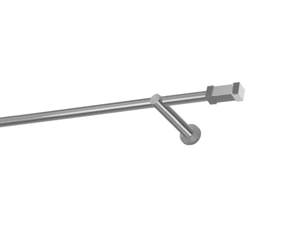 Egysoros 16mm karnis - QUADRO - satin 1