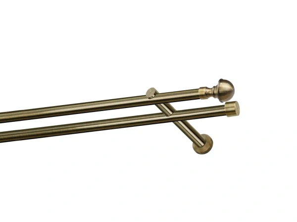 Garniža 19x19mm - drážková tyč - 2rady - BOSTON - antik 1