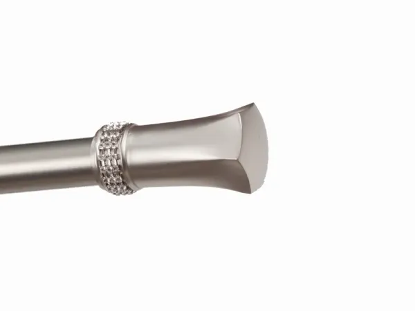 Garniže 25x16mm - dvojradové - PLUTON CRYSTAL - satin 4