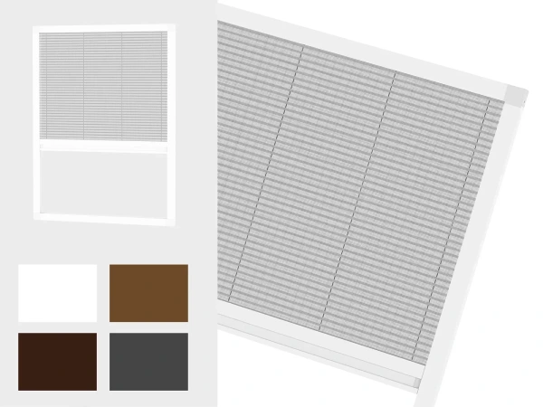 Sieťky proti hmyzu na OKNO - PLISSÉ LITE1 - bežné odtiene
