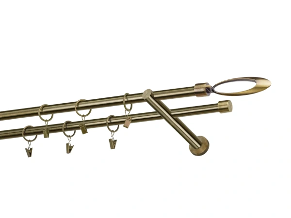 Kétsoros 16x16mm karnis - VENEZIA - antik