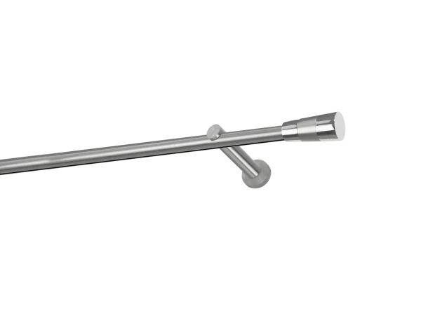 Garniža 19mm - drážková tyč - 1rad - VOLEO - satin 1