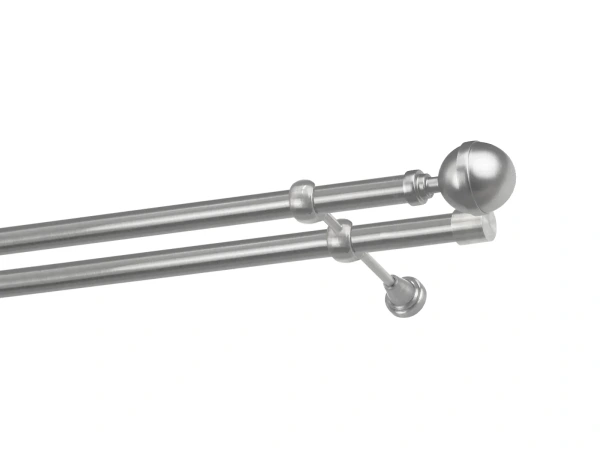 Kétsoros 25x25mm karnis - KALISTO - satin 1