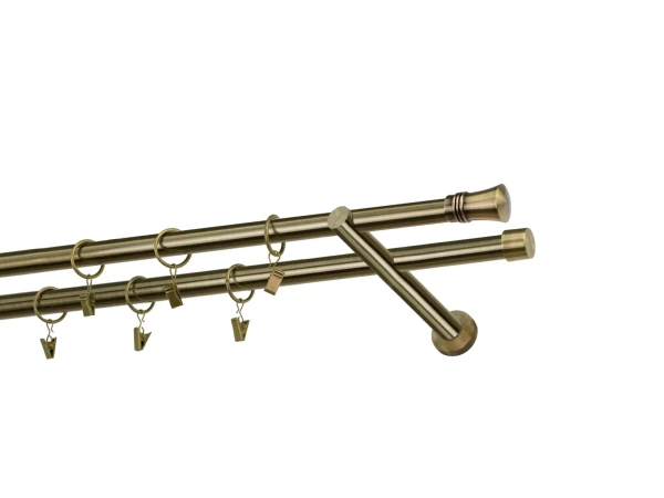 Kétsoros 19x19mm karnis - CAPRI - antik