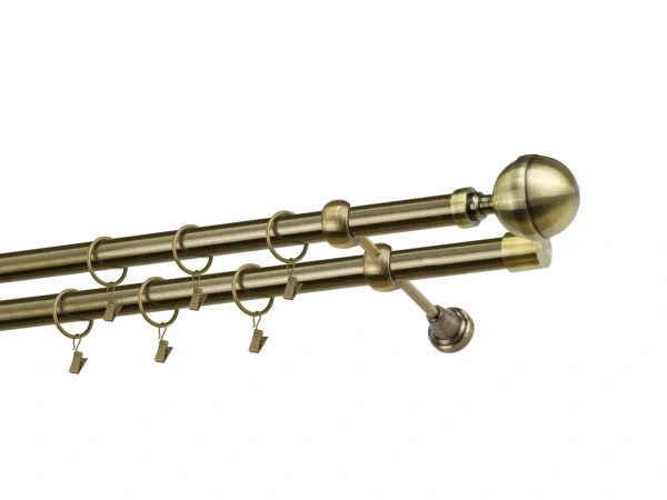 Kétsoros 25x25mm karnis - KALISTO - antik