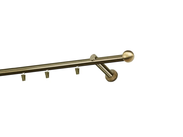 Garniža 19mm - drážková tyč - 1rad - BOLOGNA - antik