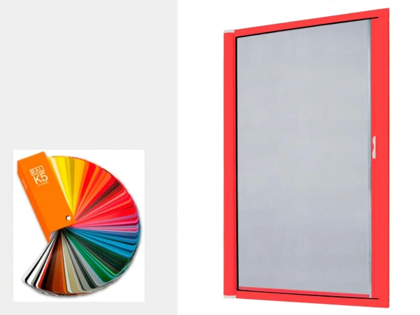 Vízszintes működtetésű rolós szúnyoghálók tetőablakokra – RAL színek