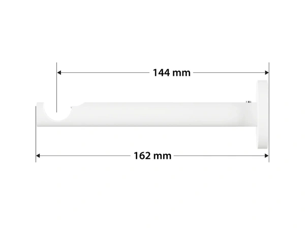 Garniža 19mm obyčajná tyč - 1rad - SFERA - čierno biela 3