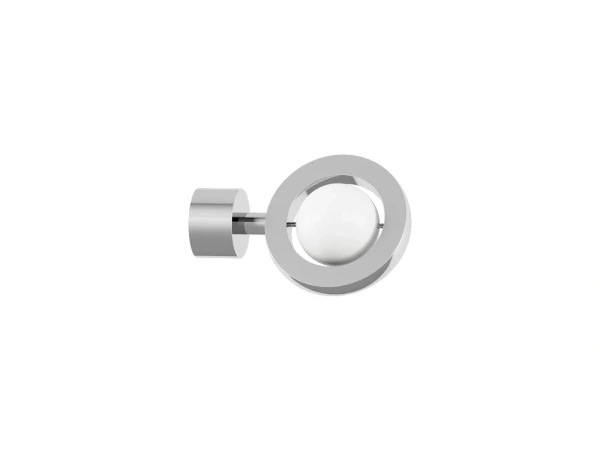 Garniža 19mm drážková tyč - 1rad - SFERA - biela 3