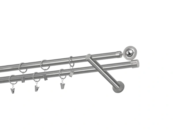 Kétsoros 19x19mm karnis - JUPITER - satin