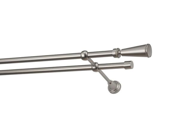 Garniže 16x16mm - dvojradové - MILANO CRYSTAL - satin 1