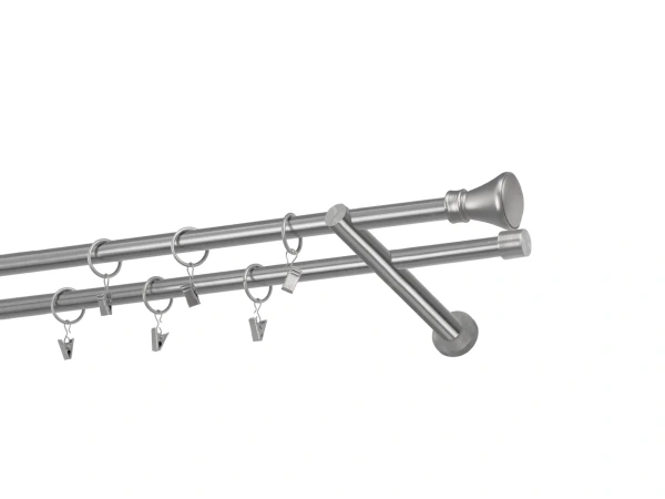 Kétsoros 16x16mm karnis - KOLOSEO - satin