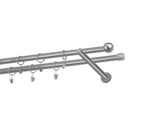 Kétsoros 19x19mm karnis - BOLOGNA - satin