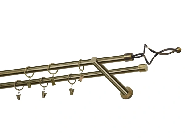 Kétsoros 16x16mm karnis - FALIST - antik