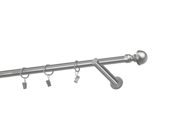 Egysoros 19mm karnis - BOSTON - satin