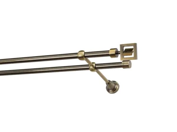 Garniže 16x16mm - dvojradové - SATURN - antik 1