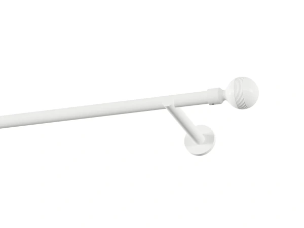 Garniža 19mm obyčajná tyč - 1rad - GABI - biela 1