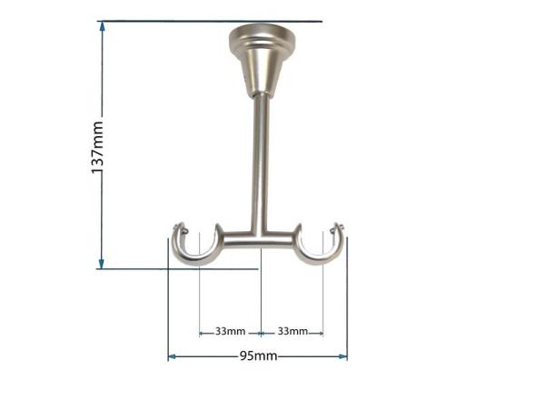 Garniže 19x19mm - dvojradové - KOLOSEO - satin 4