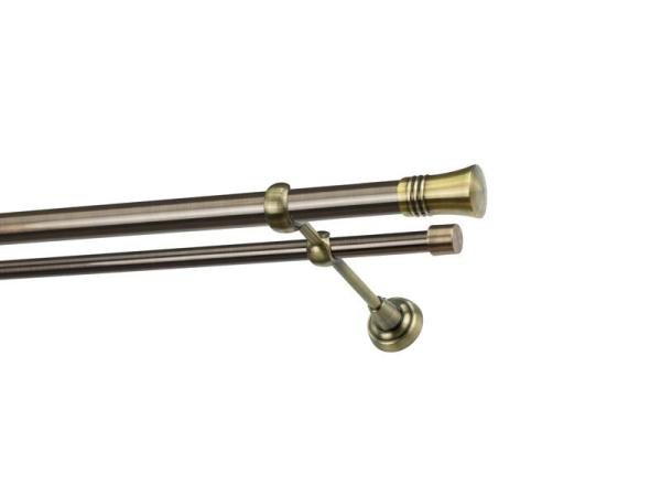 Garniže 25x16mm - dvojradové - CAPRI - antik 1