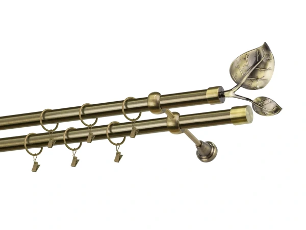 Kétsoros 25x25mm karnis - NAGY LEVÉL  - antik