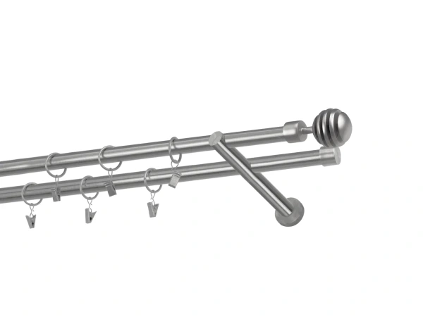 Kétsoros 19x19mm karnis - VERONA - satin