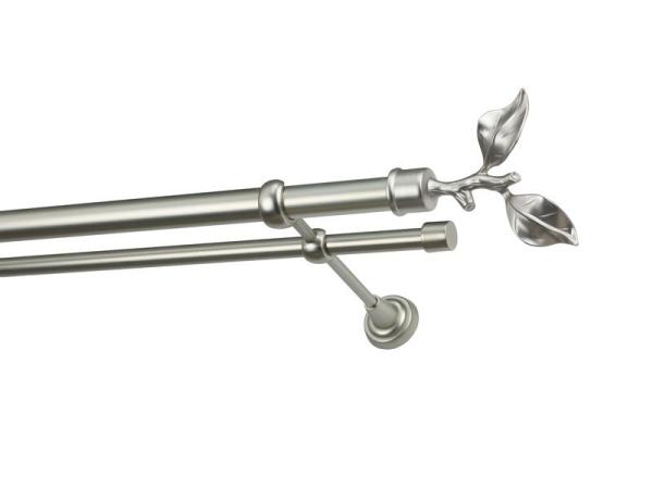 Garniže 25x16mm - dvojradové - LIST ROSE - satin 1