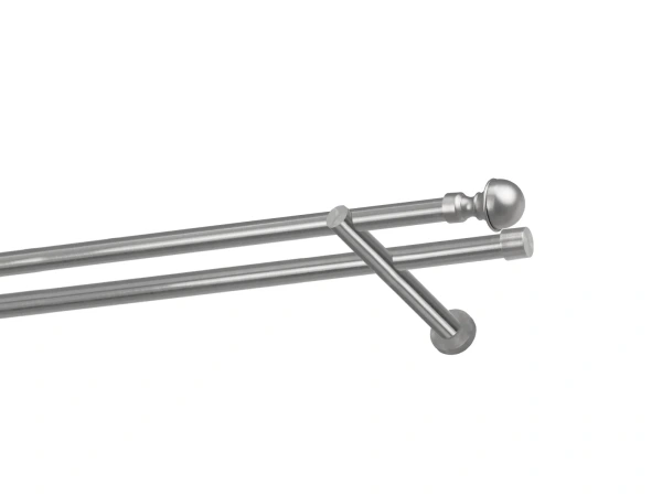 Kétsoros 19x19mm karnis - BOSTON - satin 1