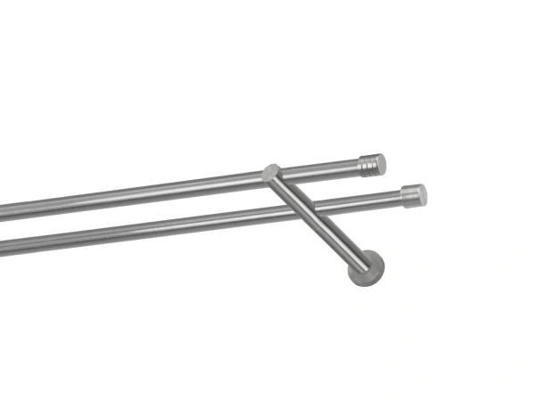 Kétsoros 16x16mm karnis - RADIATOR - satin 1