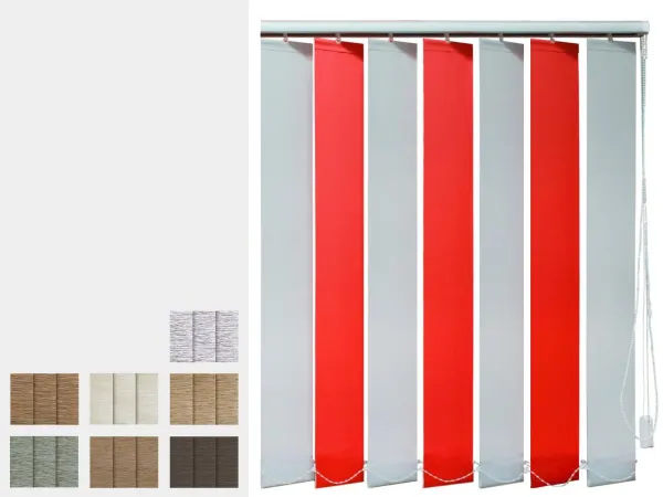 Kétszínű szalagfüggöny - JAMAICA szövet