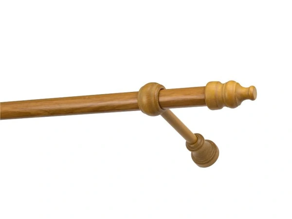 Egysoros 28mm-es fa karnis - ARANY TÖLGY 1