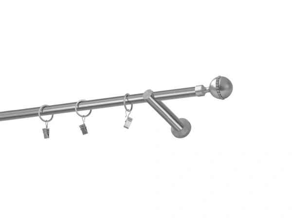 Egysoros 16mm karnis - KALISTO CRYSTAL - satin