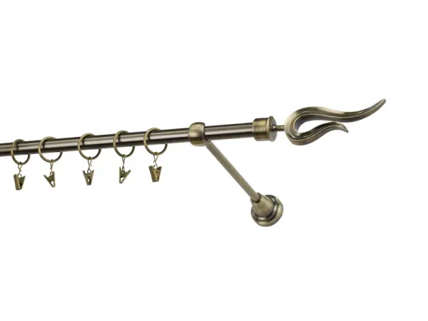 Garniže 16mm - jednoradové - VIOLO - antik