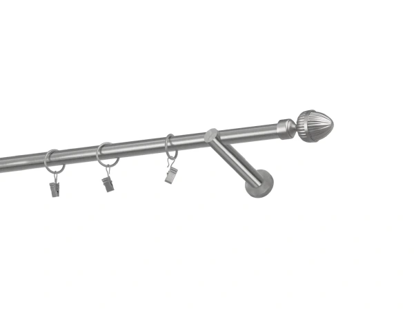 Egysoros 19mm karnis - ODEON - satin