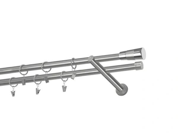 Kétsoros 19x19mm karnis - VOLEO - satin