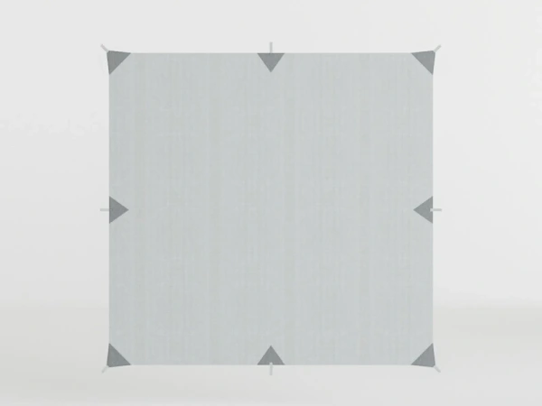 Árnyékoló ponyva alsó kapoccsal 1