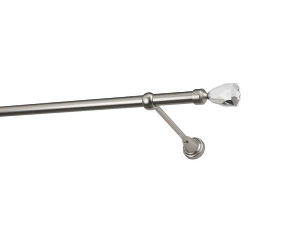 Garniže 19mm - jednoradové - CRYSTAL CONE - satin 1