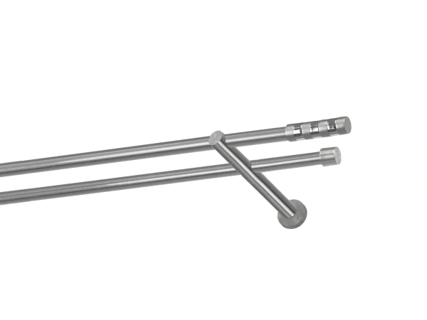 Kétsoros 16x16mm karnis - SIGMA - satin 1