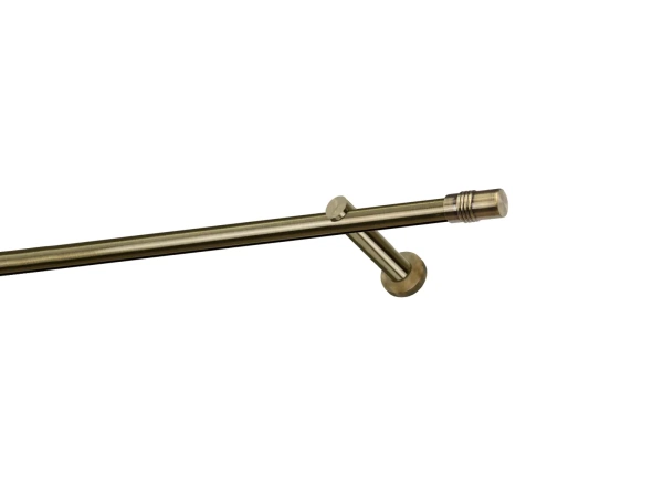 Garniža 19mm - drážková tyč - 1rad - CYLINDER - antik 1