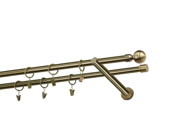 Kétsoros 16x16mm karnis - PAOLA - antik