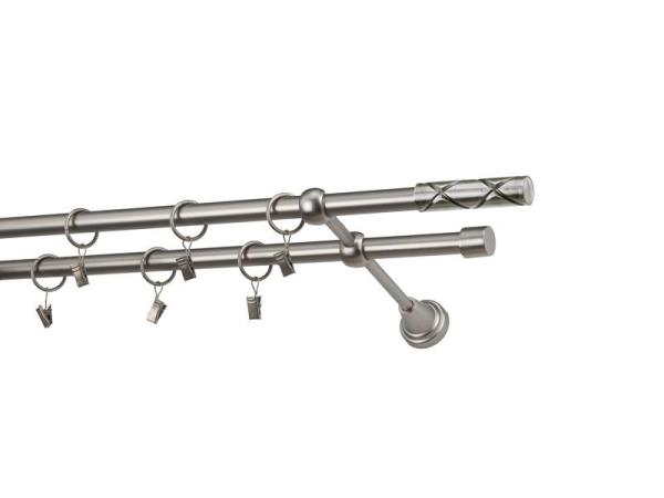 Garniže 16x16mm - dvojradové - COKOL - satin