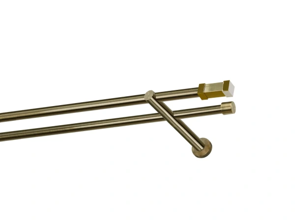 Kétsoros 16x16mm karnis - QUADRO - antik 1