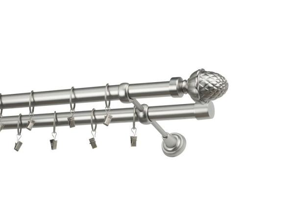 Garniže 25x25mm - dvojradové - ŽALUĎ - satin