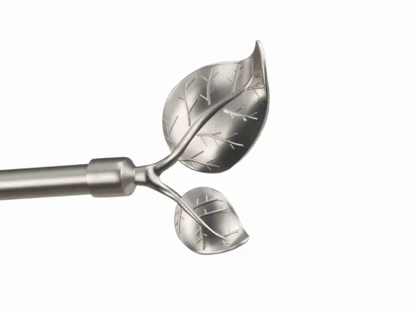 Garniže 25x16mm - dvojradové - LIST VEĽKÝ satin 4