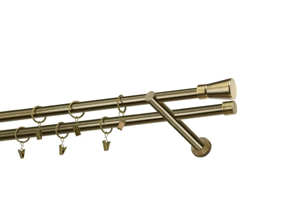 Kétsoros 19x19mm karnis - RIMINY - antik