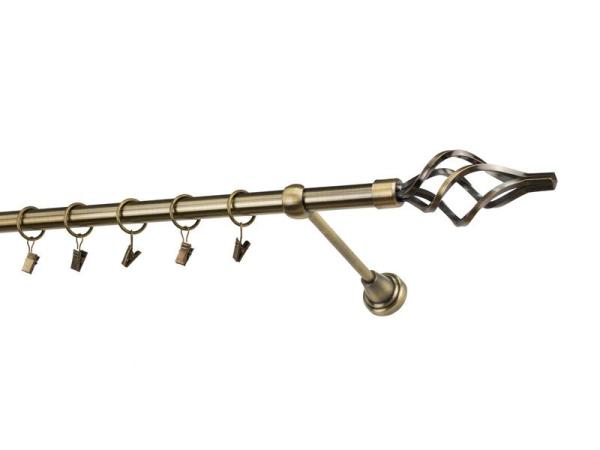 Garniže 19mm - jednoradové - GUĽA AZUR - antik